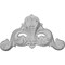 Ekena Millwork 16 3/8"W x 8 3/4"H x 2"P Bedford Beaded Scroll Onlay ONL16X08X02BE - alternate 1